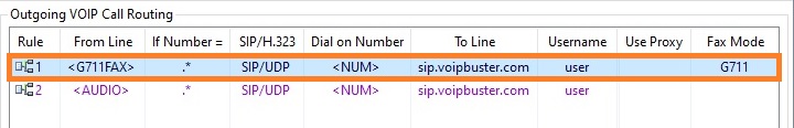 Outgoing Call Routing